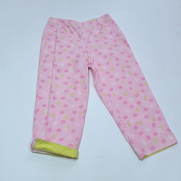 DAVID BROOKS 🍥 Sweet Vintage Hi-Waist Pink|Lime Green|White Seashell Capris 4 - Picture 11 of 16